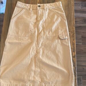 UO BDG Cargo Skirt Khaki